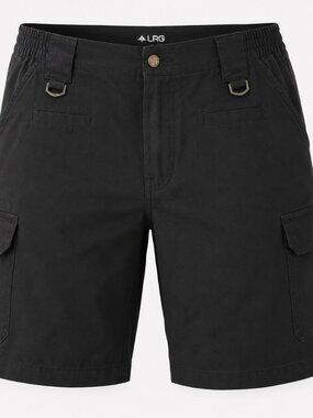 LAPG Operator Tactical Cargo Shorts Men’s 42 Black Ripstop Utility Work Shorts